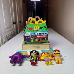 McDonalds Cactus Plant Flea Market Adult
Happy Meal Toys Full Set Of 4 W/ Box
